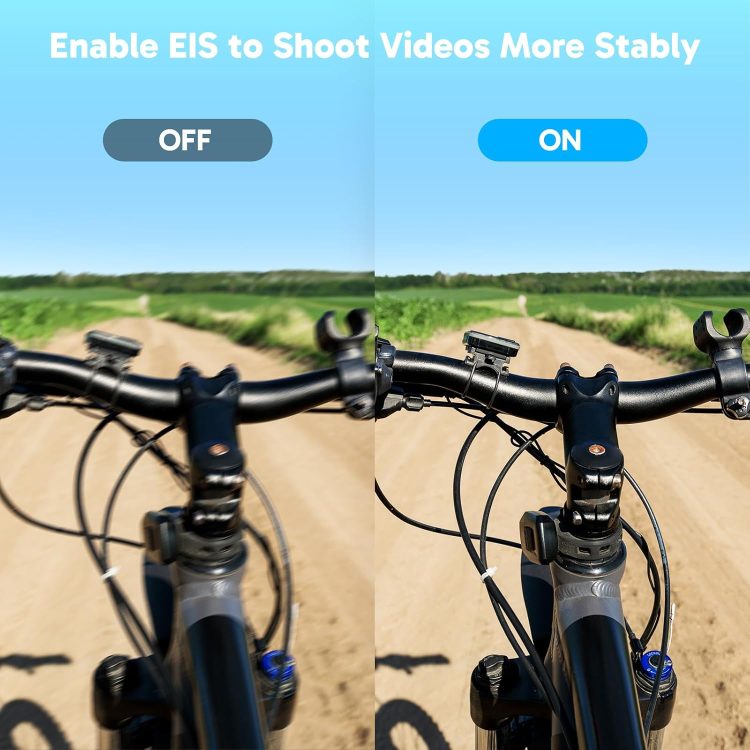 AKASO Brave 4 Action Camera with Waterproof Floating Hand Grip and Carry Bag Bundle - 4K30 20MP Ultra Hd EIS 131ft Underwater Camera 5xZoom Dual Screen with Helmet and Bicycle Accessories Kit - Image 4