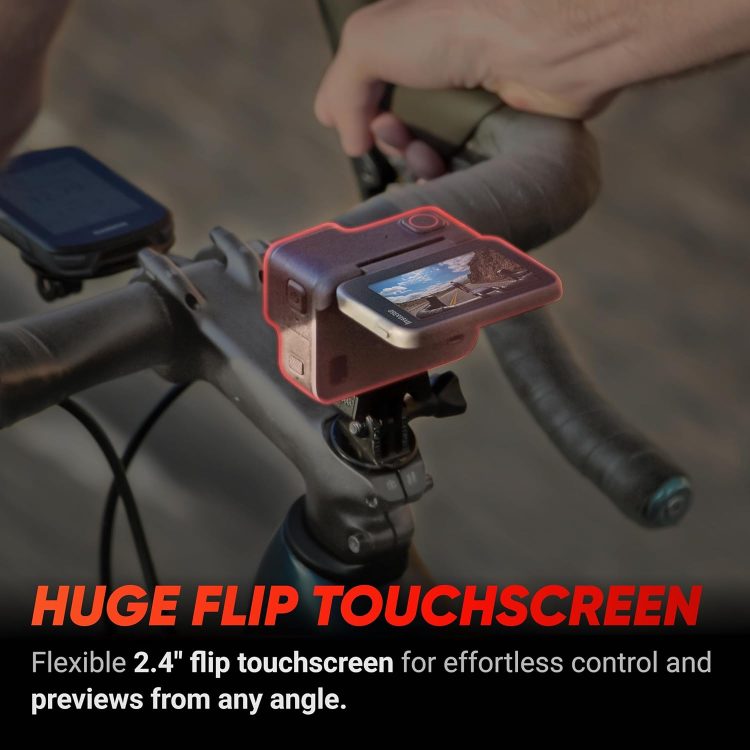 Insta360 Ace Pro - Waterproof Action Camera Co-Engineered with Leica, Flagship 1/1.3" Sensor and AI Noise Reduction for Unbeatable Image Quality, 4K120fps, 2.4" Flip Screen & Advanced AI Features - Image 4