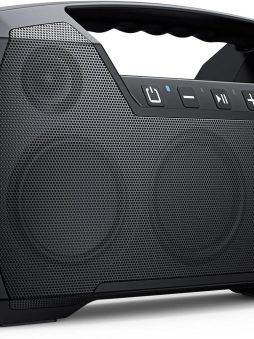 IPX7 Waterproof Bluetooth Speaker, 40W(60 Peak) Portable Wireless Speakers with Subwoofer, 32H Playtime, Stereo Loud Sound, Deep Bass, Bluetooth 5.0 with Handle for Pool, Beach, Outdoor, Gifts