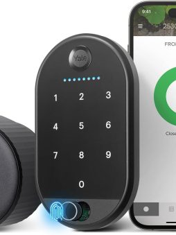 Yale August Wi-Fi Smart Lock with Keypad Touch in Black